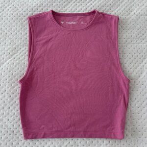 ARITZIA TNA BUTTER MUSCLE TANK DARK BONBON PINK XXS